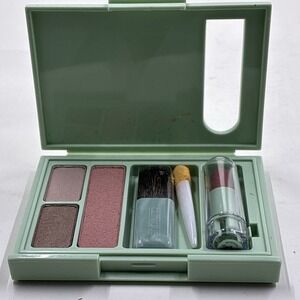 Clinique Duo Ombré Eyeshadow, Mocha Pink Blush, All Heart Lipstick New Old Stock